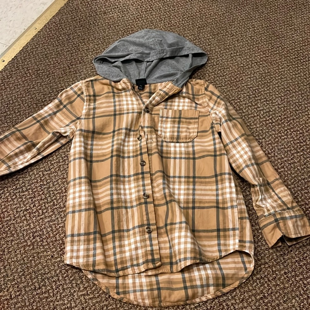 Art Class Hooded Flannel